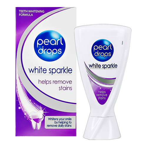 Паста зубная PEARL DROPS WHITE SPARKLE отбеливающая 50 мл