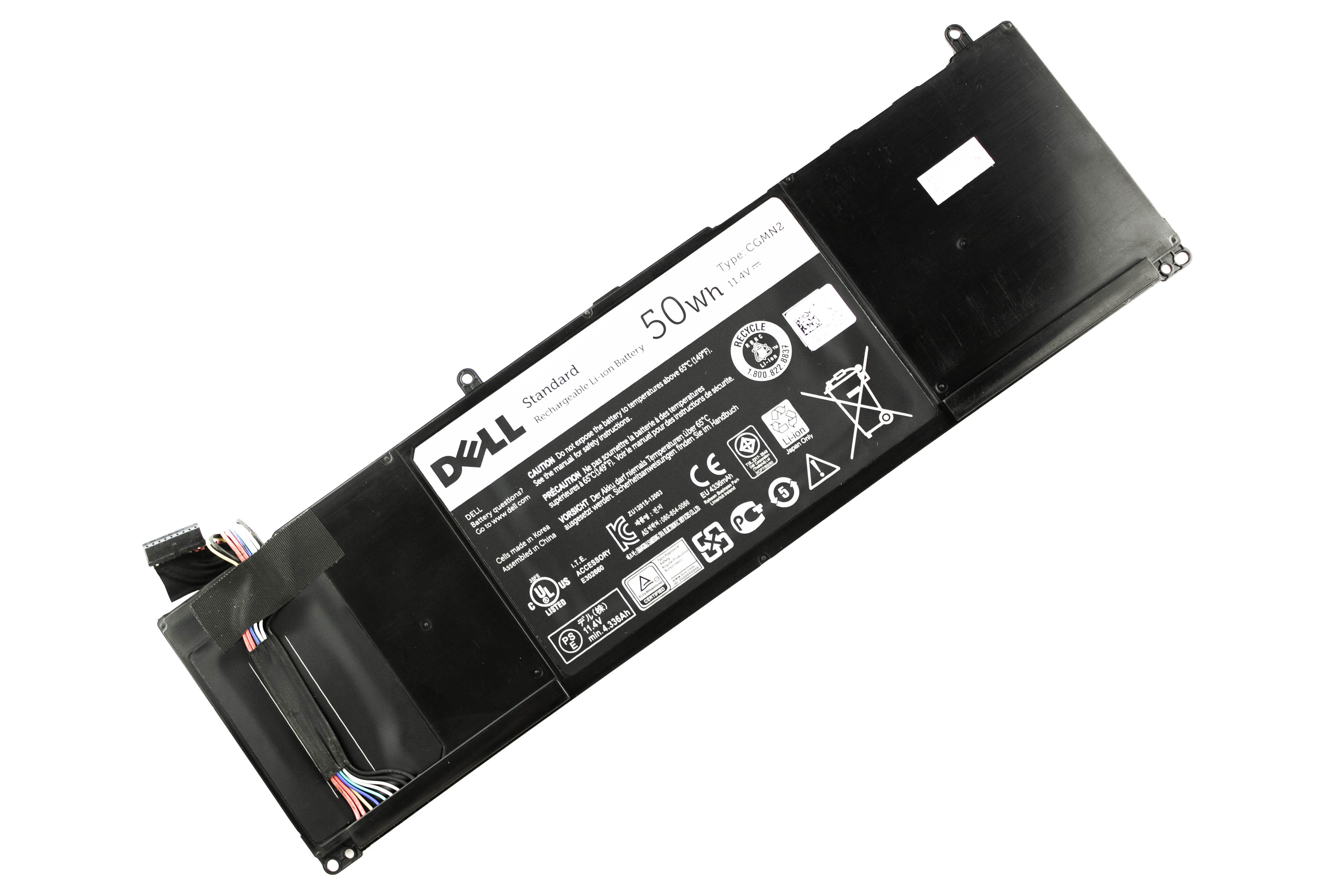 

Аккумулятор для ноутбука Dell 11-3135 (11.4V 4336mAh) ORG 0CGMN2 CGMN2 N33WY
