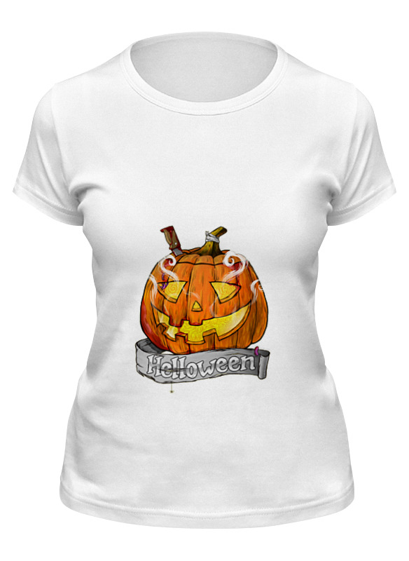 

Футболка женская Printio Helloween белая 2XL, Белый, Helloween