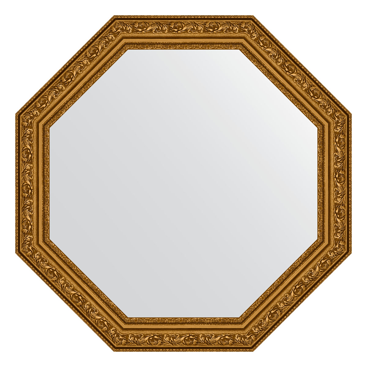 

Зеркало в раме 55x55см Evoform BY 3965 виньетка состаренное золото, Золотистый, BY 3965