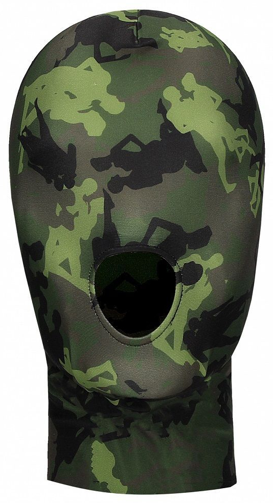 фото Депривационная маска-шлем shots media bv army theme зеленая