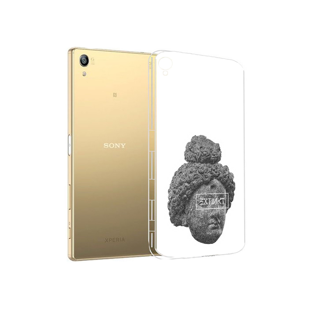 

Чехол MyPads Tocco для Sony Xperia Z5 Premium каменное лицо девушки (PT23243.222.383), Прозрачный, Tocco