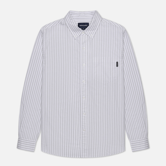 

Мужская рубашка thisisneverthat Striped Oxford серый, Размер L, Striped Oxford