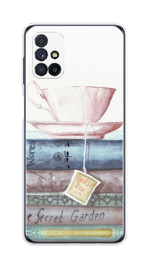 

Чехол на Samsung Galaxy M31s "Книжное чаепитие", Желтый;розовый;белый, 2101450-1