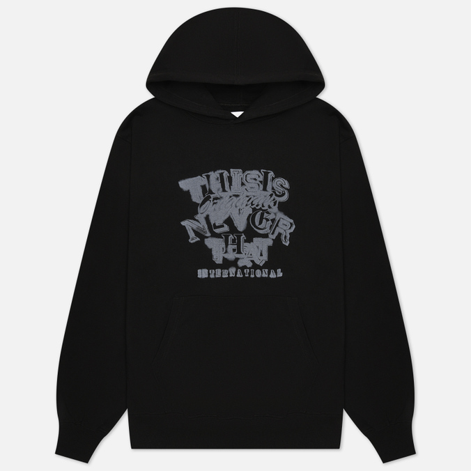 

Мужская толстовка thisisneverthat Blurred Hoodie чёрный, Размер XL, Черный, Blurred Hoodie