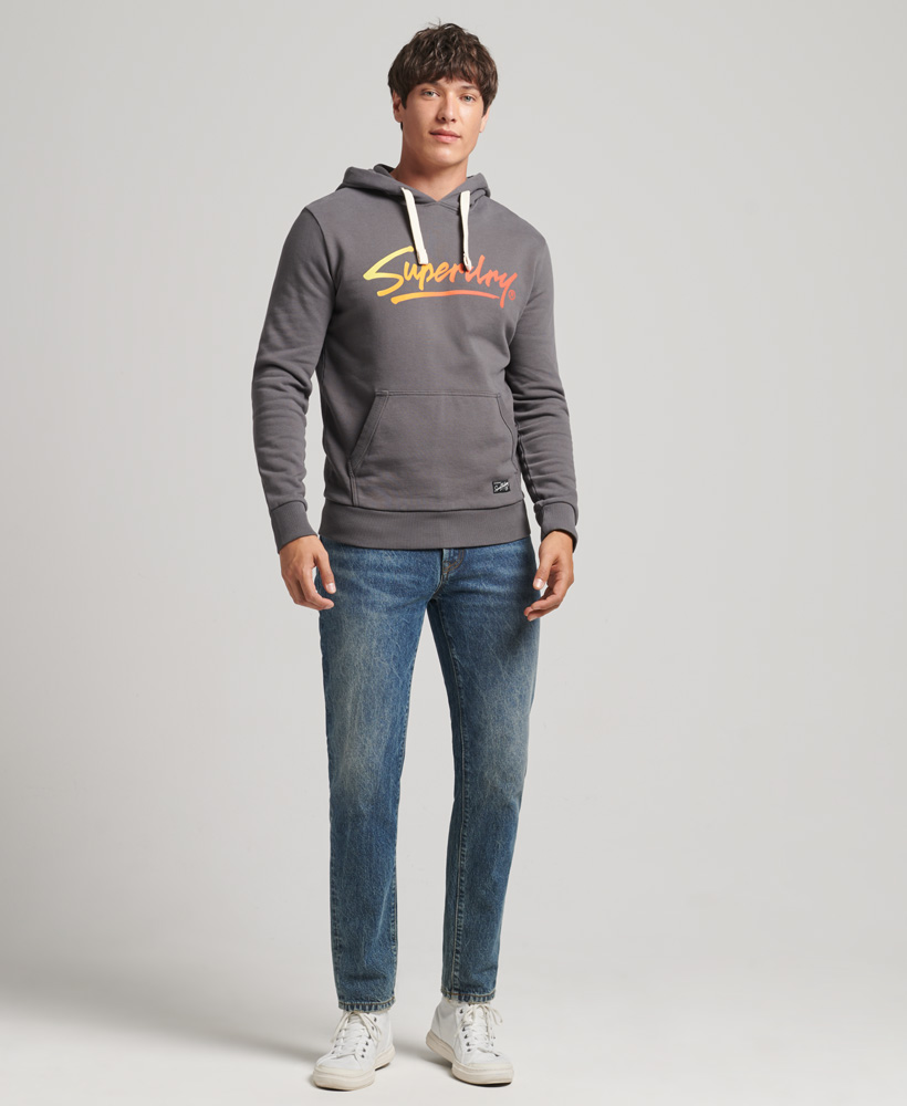 Худи мужское Superdry M2011960A серое M