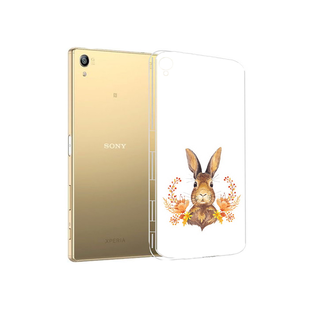 

Чехол MyPads Tocco для Sony Xperia Z5 Premium зайка в цветах (PT23243.222.349), Прозрачный, Tocco