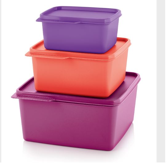 Контейнеры Tupperware 500мл 1.2л 2.5л фиолетовый