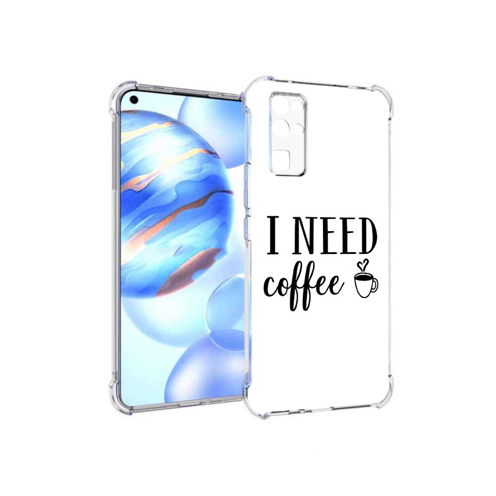 

Чехол MyPads Tocco для Honor 30 Мне нужен кофе (PT147988.19.121), Прозрачный, Tocco