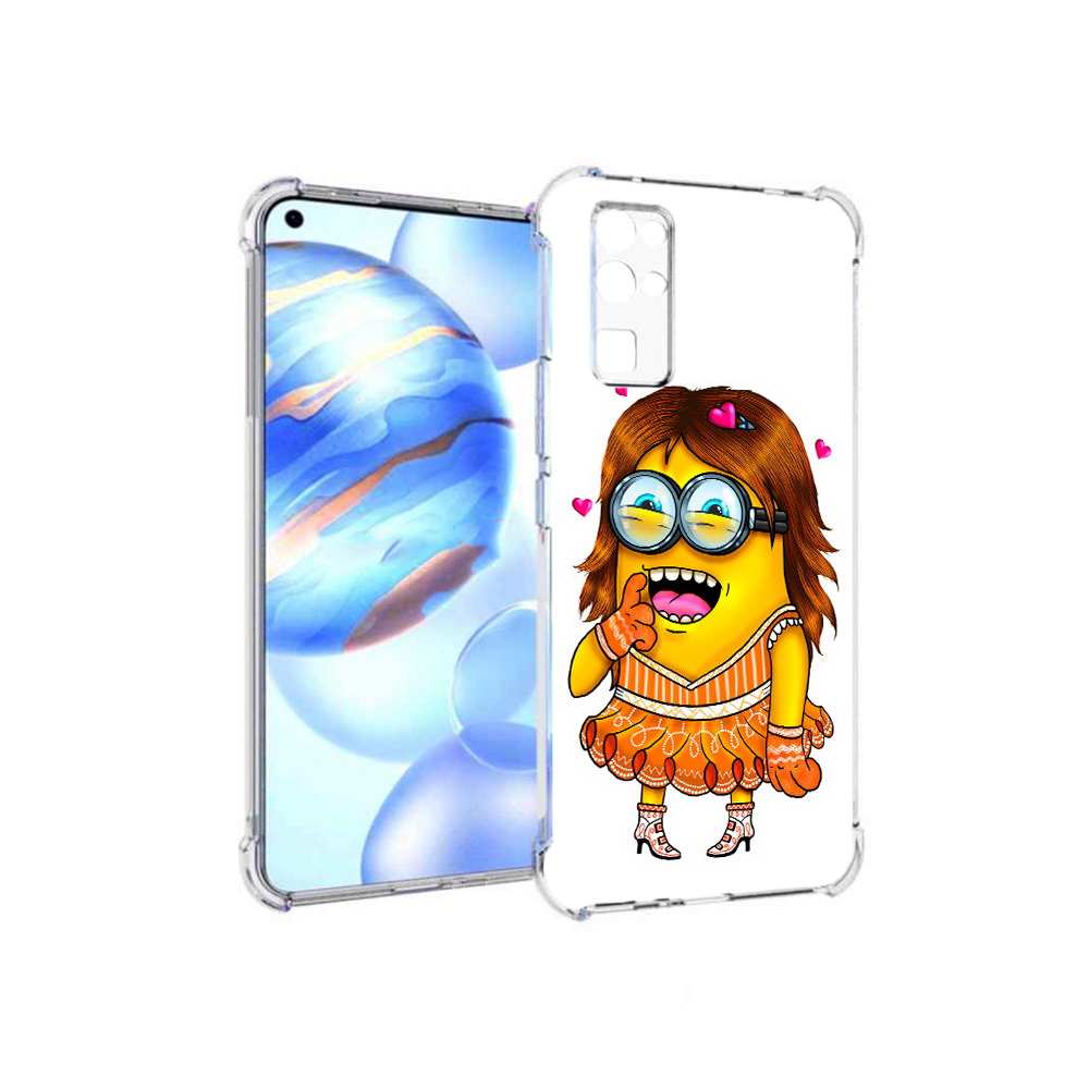 

Чехол MyPads Tocco для Honor 30 Миньон девочка (PT147988.19.116), Прозрачный, Tocco