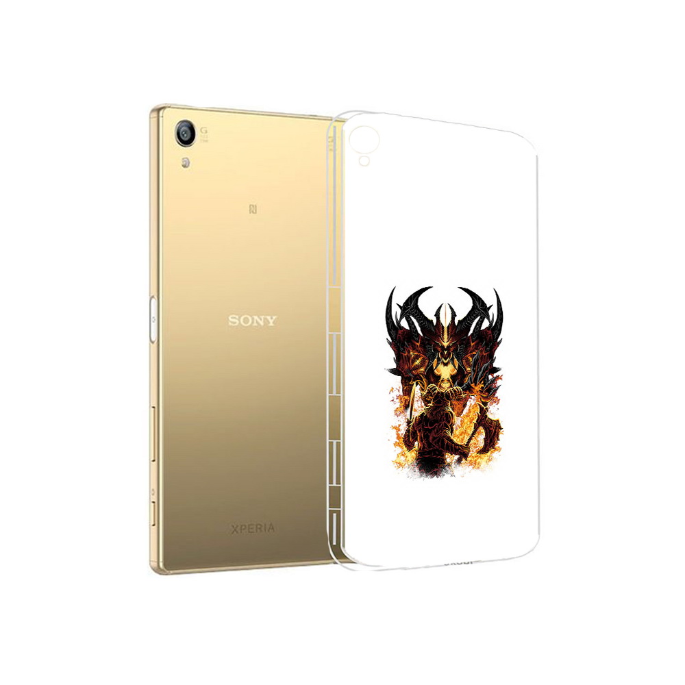 

Чехол MyPads Tocco для Sony Xperia Z5 Premium демон shadow fiend (PT23243.222.318), Прозрачный, Tocco