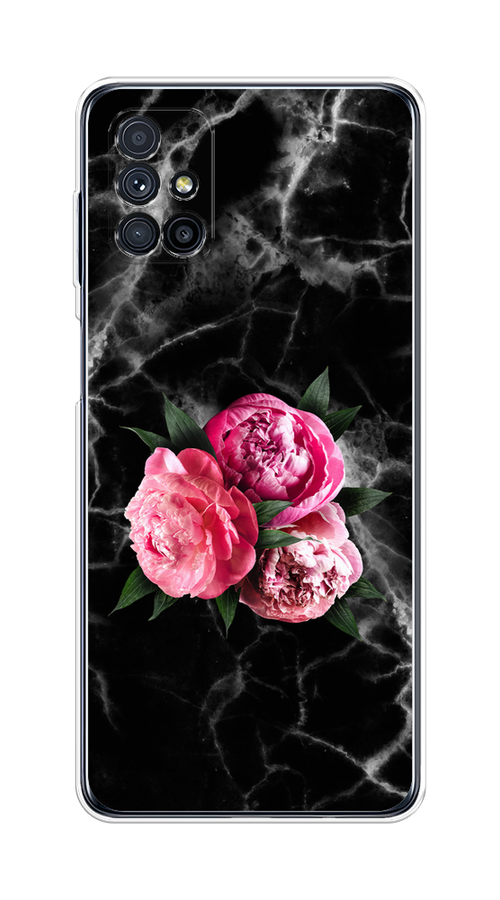 

Чехол на Samsung Galaxy M31s "Букет на черном мраморе", Черный;серый;розовый;зеленый;белый, 2101450-1