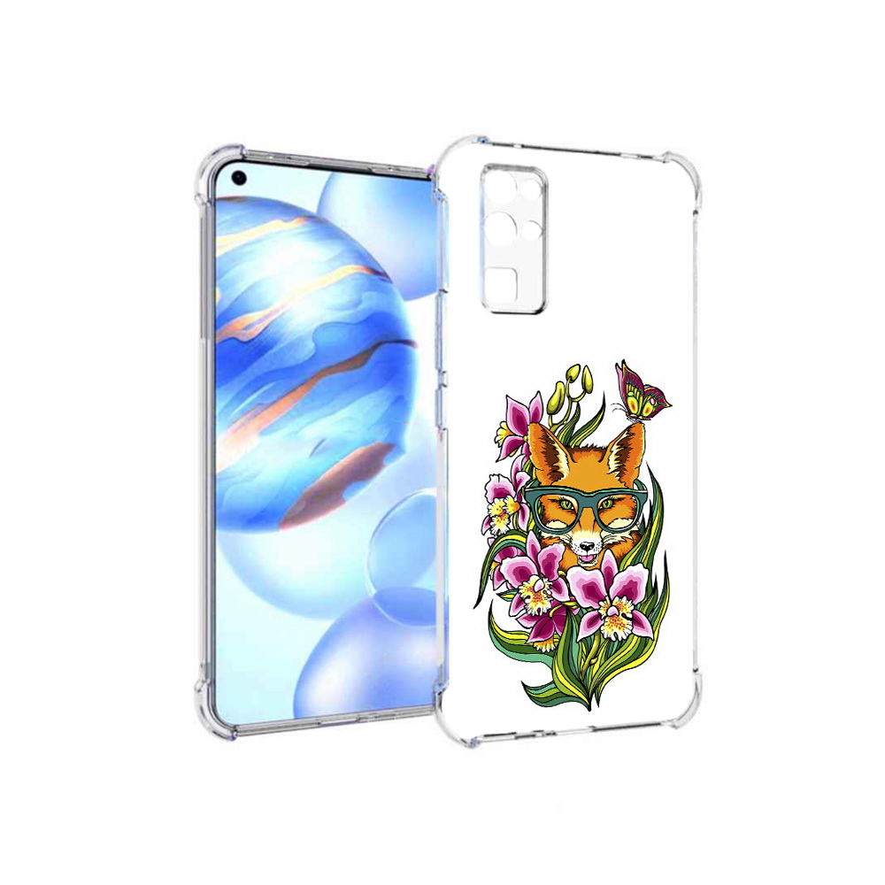 

Чехол MyPads Tocco для Honor 30 Лиса в цветах (PT147988.19.108), Прозрачный, Tocco