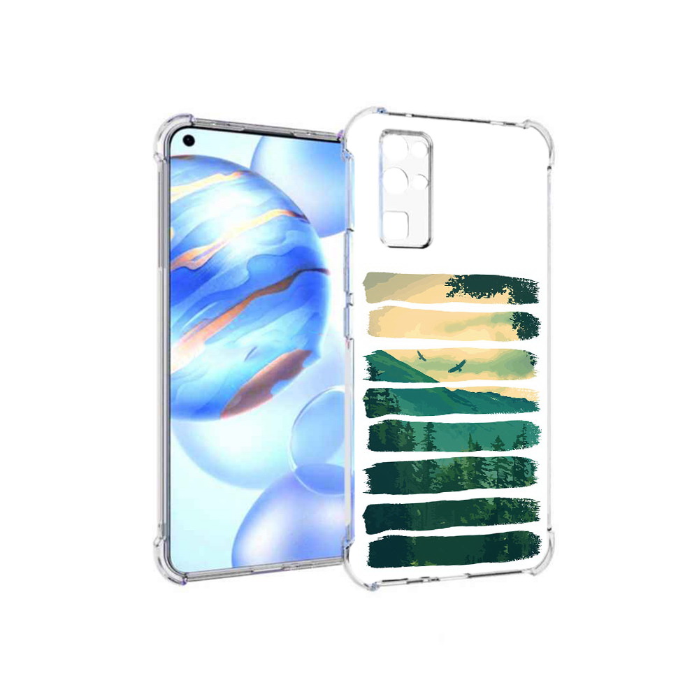 

Чехол MyPads Tocco для Honor 30 Лесная чаща (PT147988.19.107), Прозрачный, Tocco
