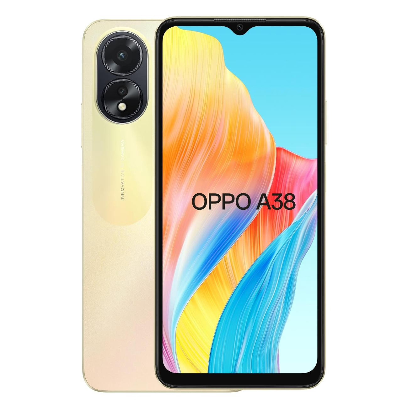 

Смартфон OPPO A38 4/128GB золотой, A38