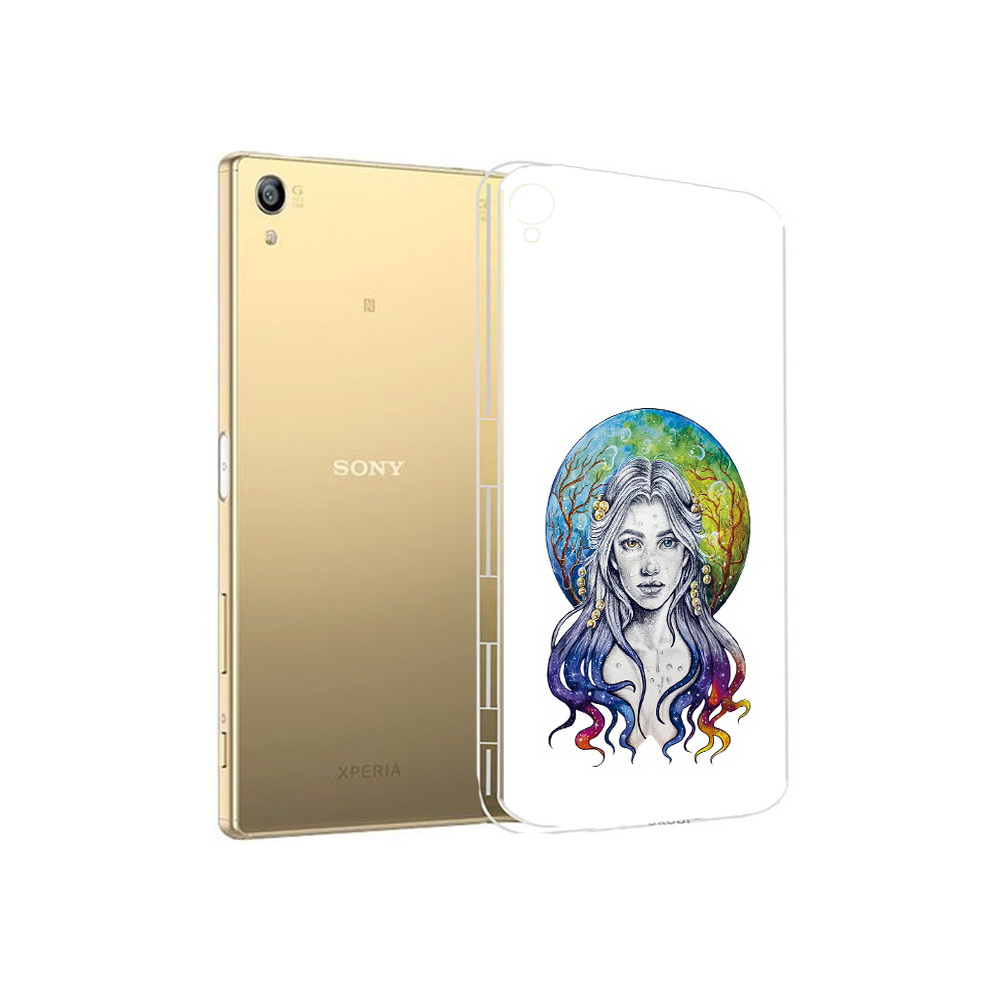 

Чехол MyPads Tocco для Sony Xperia Z5 Premium девушка с красивыми волосами, Прозрачный, Tocco