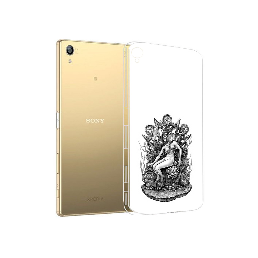 

Чехол MyPads Tocco для Sony Xperia Z5 Premium девушка на троне (PT23243.222.309), Прозрачный, Tocco