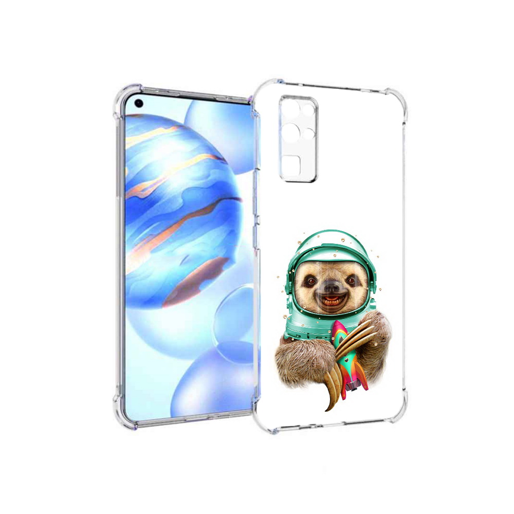 

Чехол MyPads Tocco для Honor 30 Ленивец астронавт (PT147988.19.104), Прозрачный, Tocco