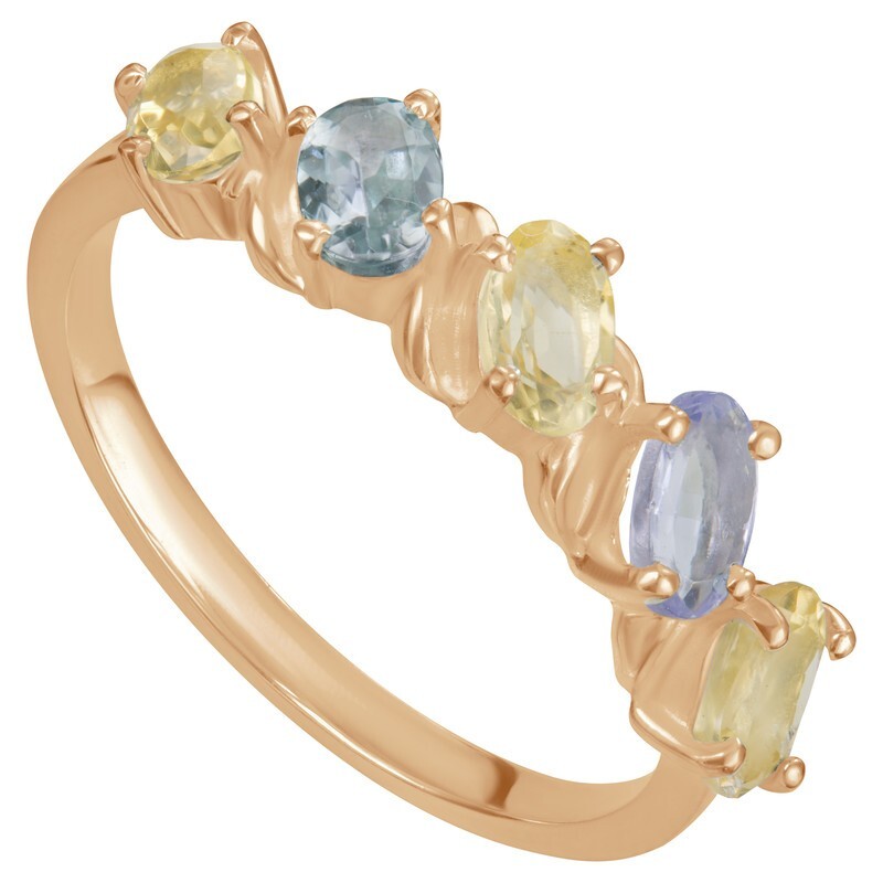 

Кольцо из серебра с цитрином р., LAZURIT-ONLINE 804303, 804303