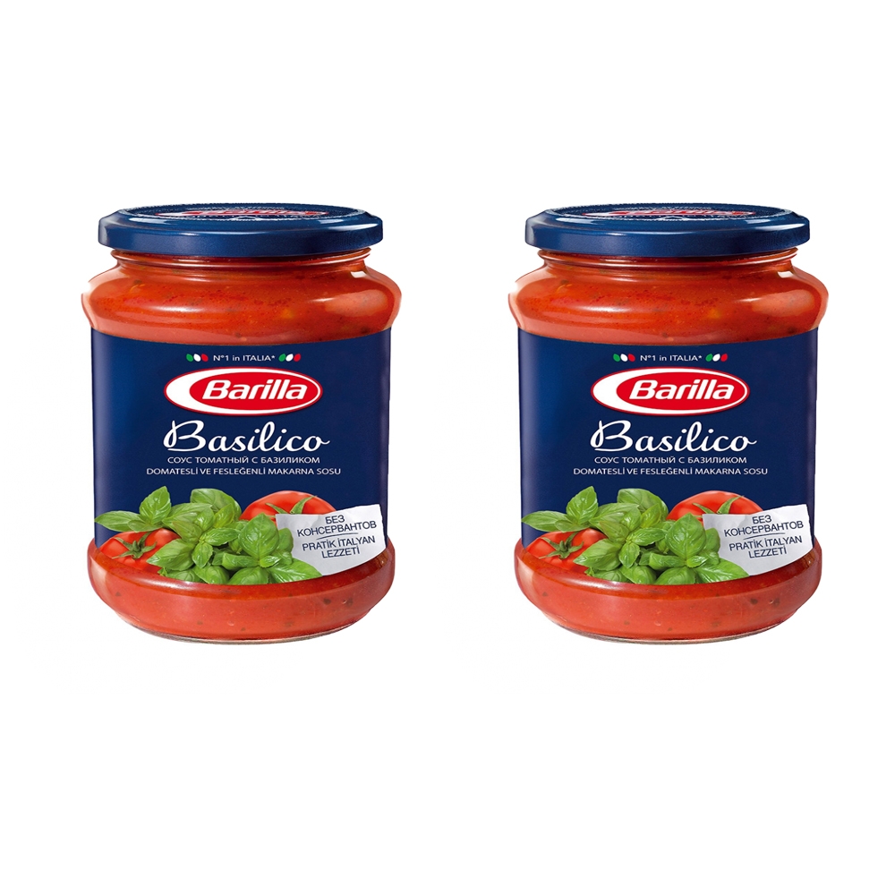Соус томатный Barilla basilico с базиликом 400 г, 2шт