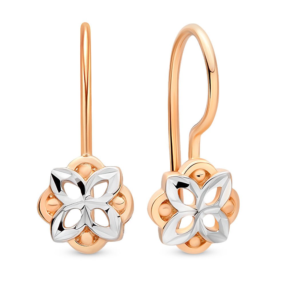 

Серьги из красного золота 585Gold 602000459, 602000459