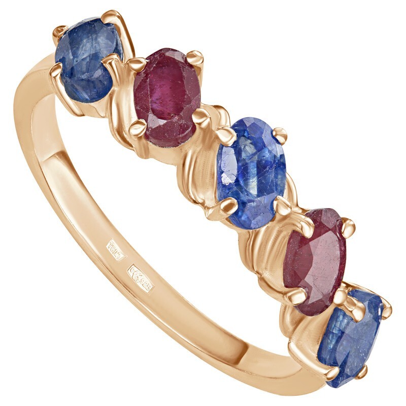 

Кольцо из серебра с сапфиром р., LAZURIT-ONLINE 803803, 803803