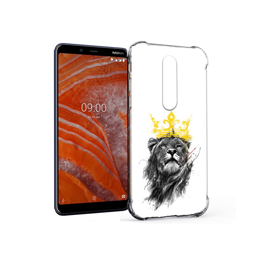 

Чехол MyPads Tocco для Nokia 3.1 Plus король-лев (PT121397.96.391), Прозрачный, Tocco