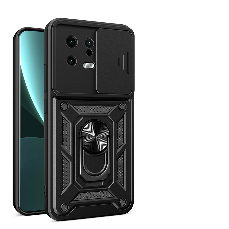 

Чехол с кольцом Bumper Case для Xiaomi 13, черный, Bumper Case