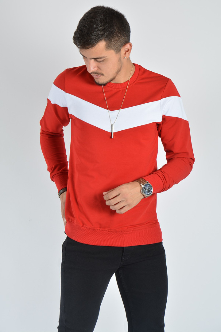

Свитшот мужской Terapi Giyim 24227 красный XL (доставка из-за рубежа), 24227