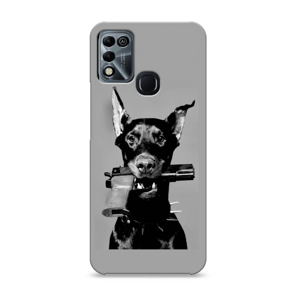 

Пластиковый чехол "Доберман" на Infinix HOT 11 Play, Доберман