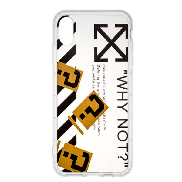 фото Чехол iphone xs max tpu tide case, прозрачный с рисунком why not nobrand