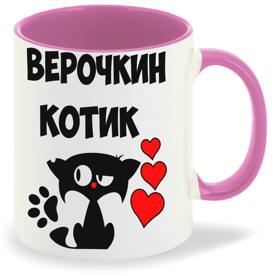 

Кружка CoolPodarok Верочкин котик, Верочкин котик