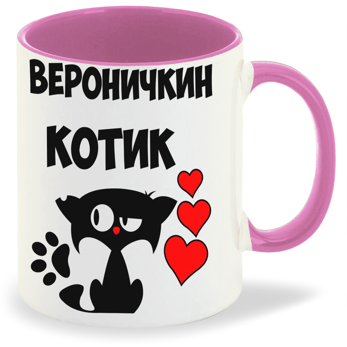 

Кружка CoolPodarok Вероничкин котик, Вероничкин котик
