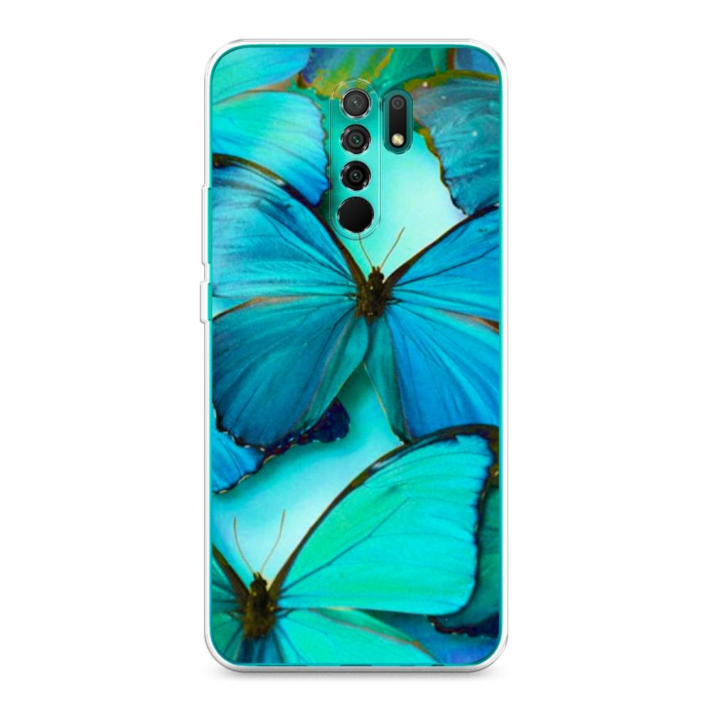 

Чехол Awog на Xiaomi Redmi 9 "Неоновые бабочки", Разноцветный, 38350-4