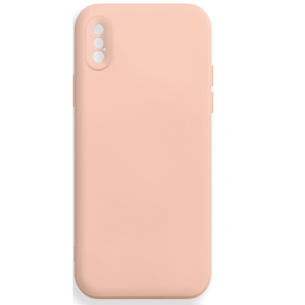 фото Чехол iphone xs max silicone ws (без лого), бежевый nobrand