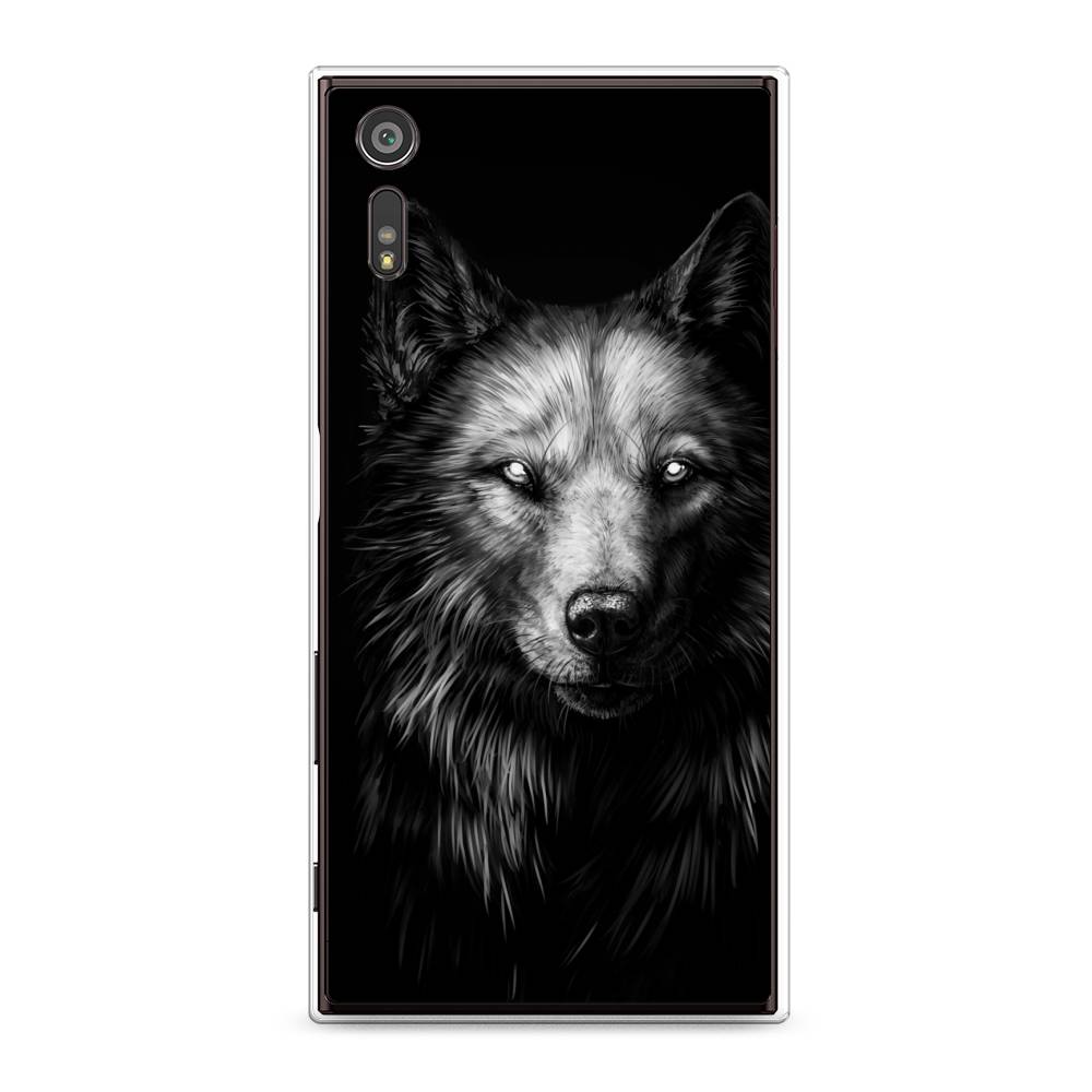 

Чехол Awog на Sony Xperia XZ "Волк черно белый", Разноцветный, 51450-1