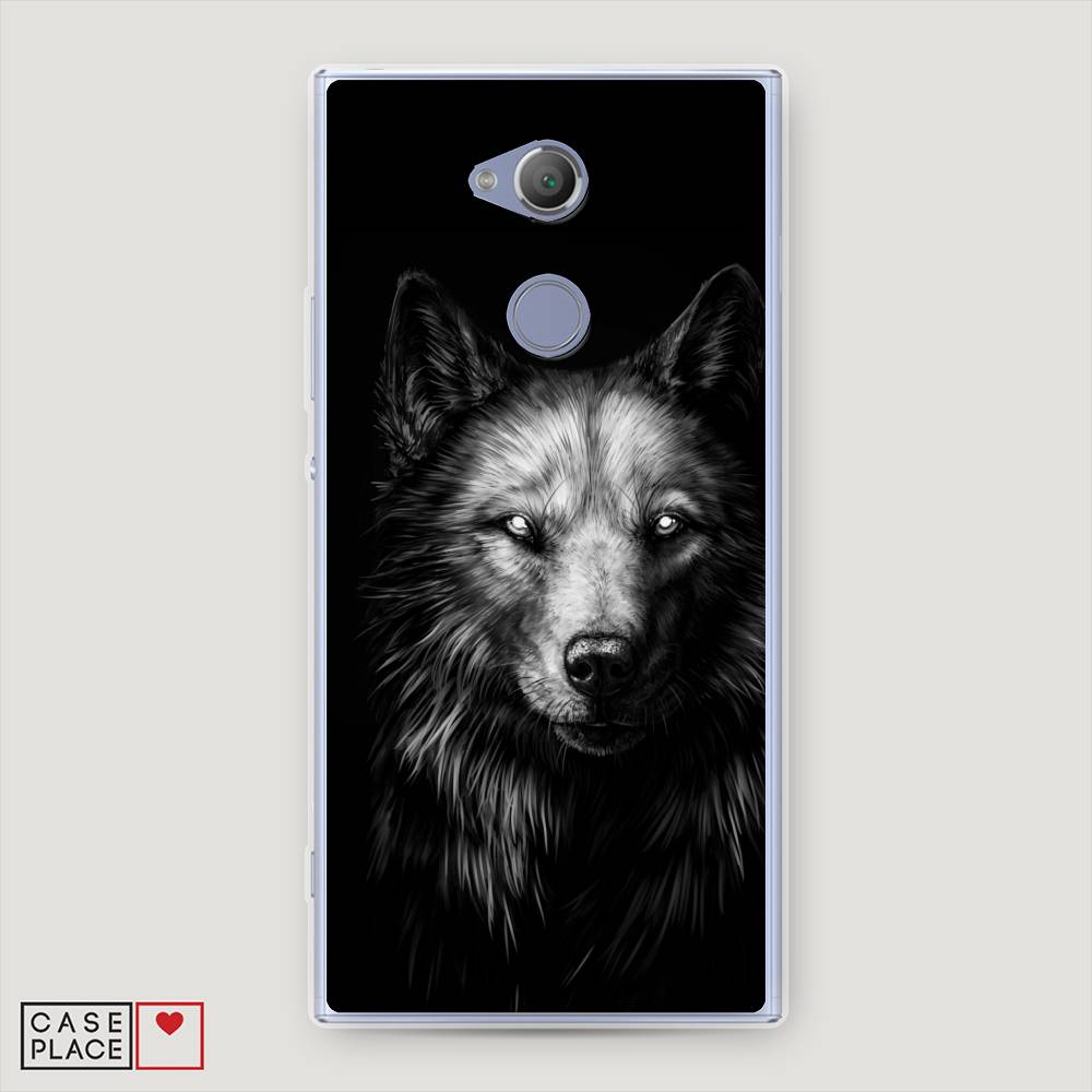 

Чехол Awog на Sony Xperia XA2 Ultra "Волк черно белый", Разноцветный, 53250-1