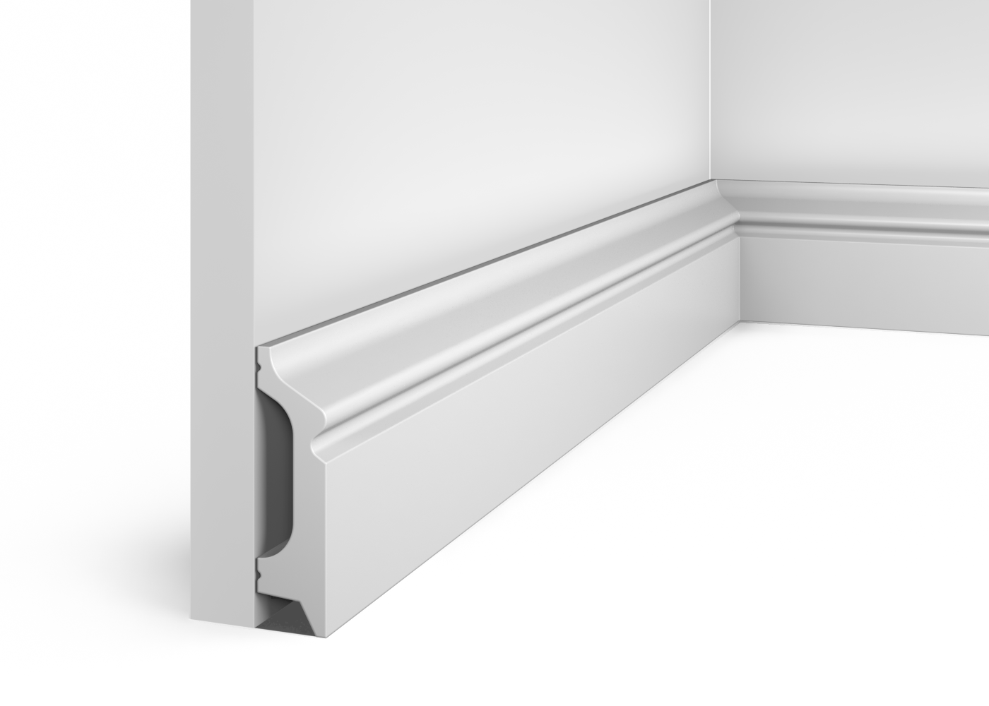 

Плинтус Cosca Decor PX001 78х21 экополимер