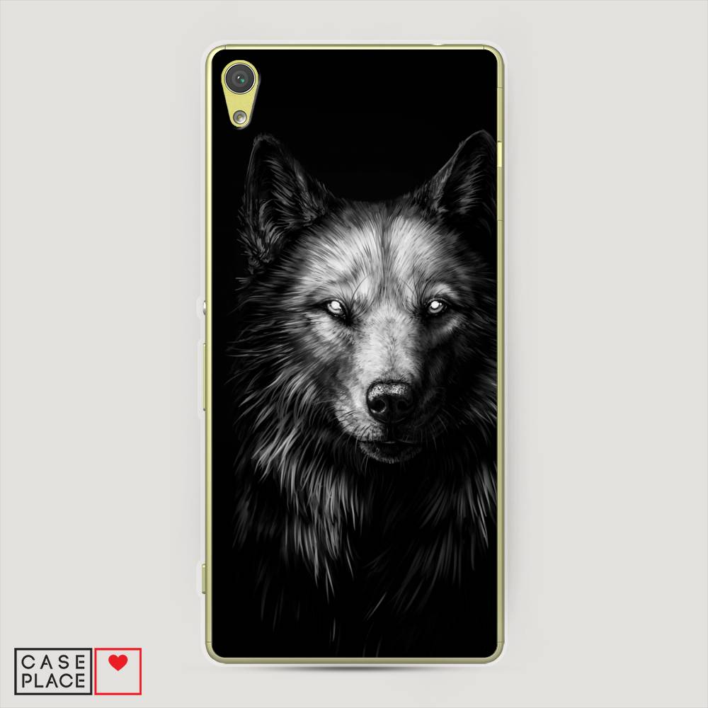 

Чехол Awog на Sony Xperia XA "Волк черно белый", Разноцветный, 51250-1