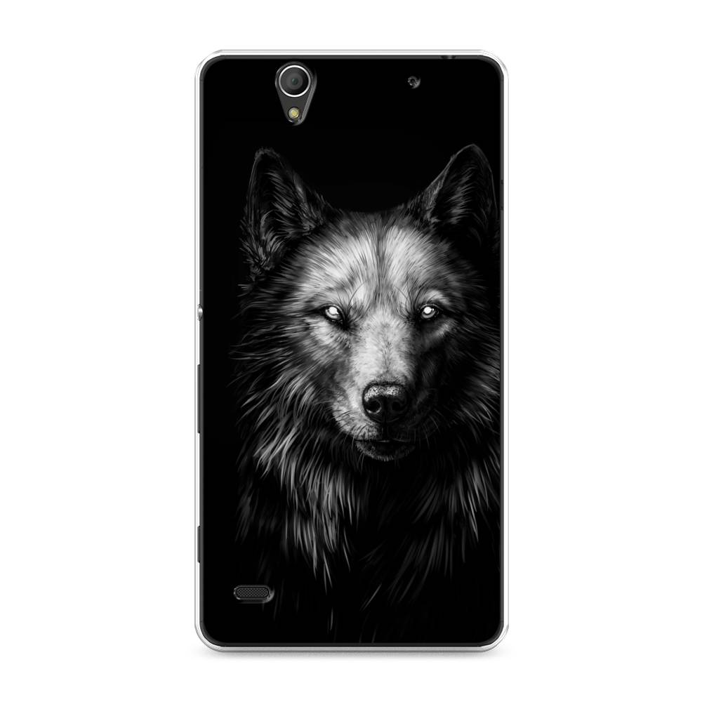 

Чехол Awog на Sony Xperia C4 "Волк черно белый", Разноцветный, 52650-1