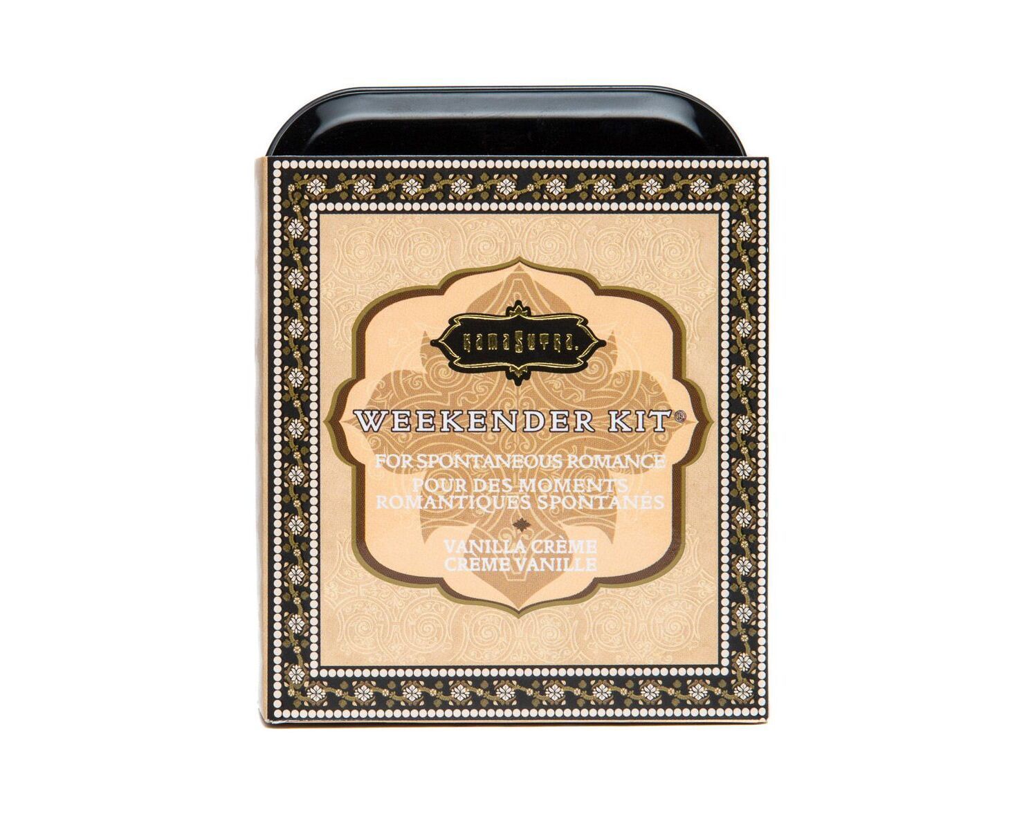 

Эротический набор Kama Sutra Weekender Kit Vanilla Creme, Черный;золотистый