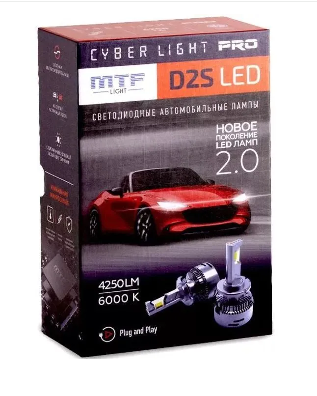 

Светодиодные лампы MTF Light, серия CYBER PRO LIGHT D2S