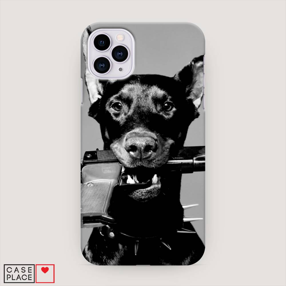 

Пластиковый чехол "Доберман" на Apple iPhone 11 Pro, Доберман