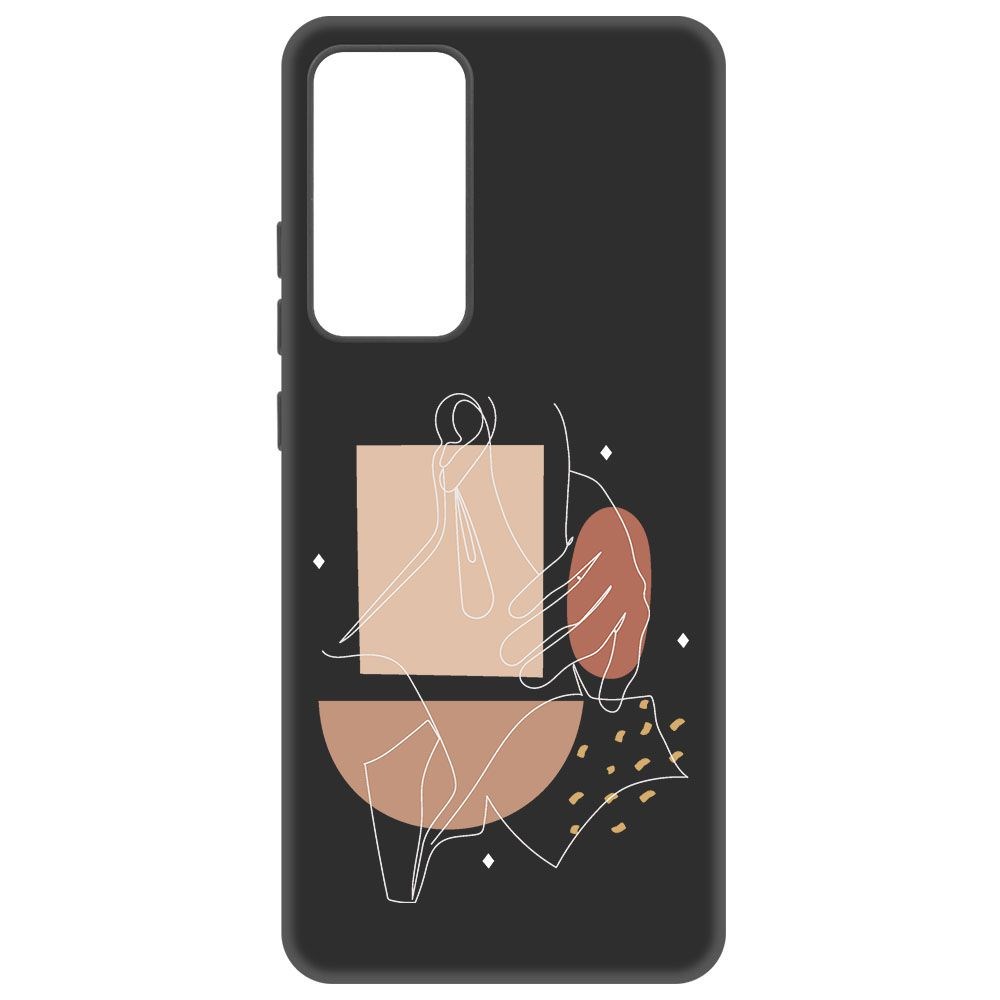 фото Чехол-накладка krutoff soft case изящность для xiaomi 12 pro черный