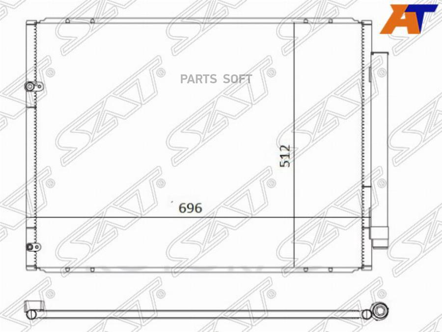 

Радиатор Кондиционера Toyota Sienna #Cl2# 03-09 Sat арт. ST-TYC2-394-0