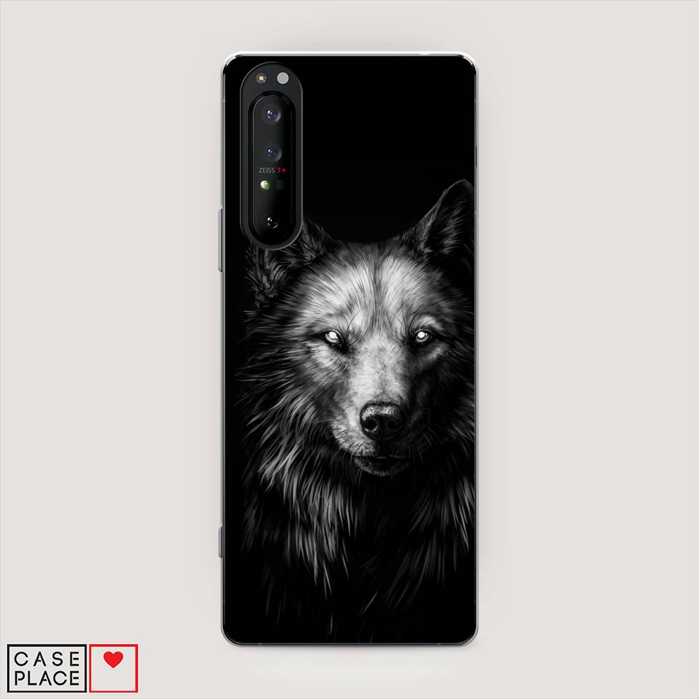 

Чехол Awog на Sony Xperia 1 II "Волк черно белый", Разноцветный, 54550-1