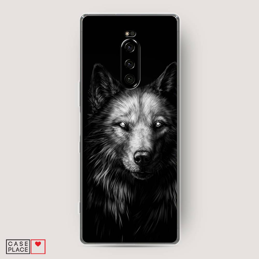 

Чехол Awog на Sony Xperia 1/XZ4 "Волк черно белый", Разноцветный, 54250-1