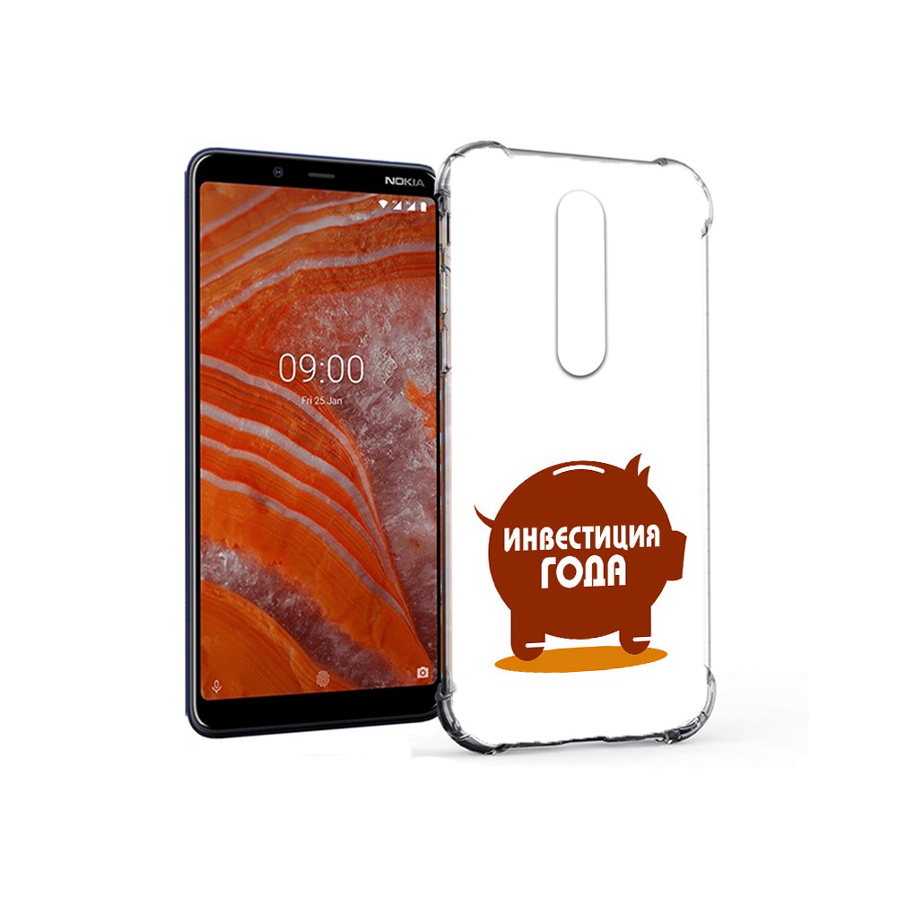 

Чехол MyPads Tocco для Nokia 3.1 Plus инвестиция (PT121397.96.376), Прозрачный, Tocco
