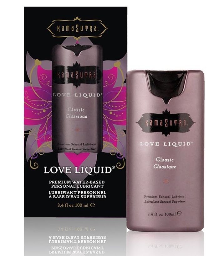 фото Лубрикант на водной основе kama sutra love liquid classic lubricant 100 мл