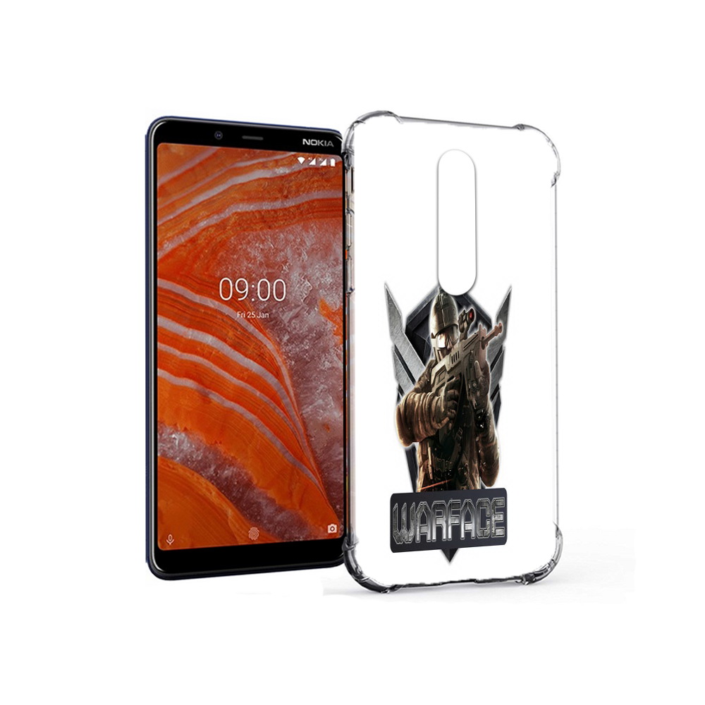 

Чехол MyPads Tocco для Nokia 3.1 Plus игра про войну (PT121397.96.374), Прозрачный, Tocco